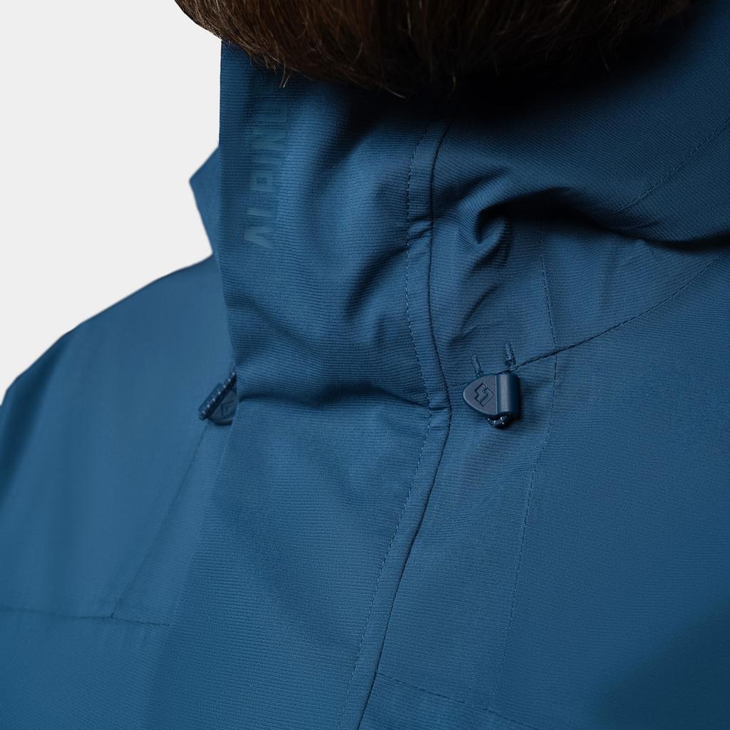 Alpinus Arys Men' 2-Layer Jacket Blue Nq11994 Size 2Xl