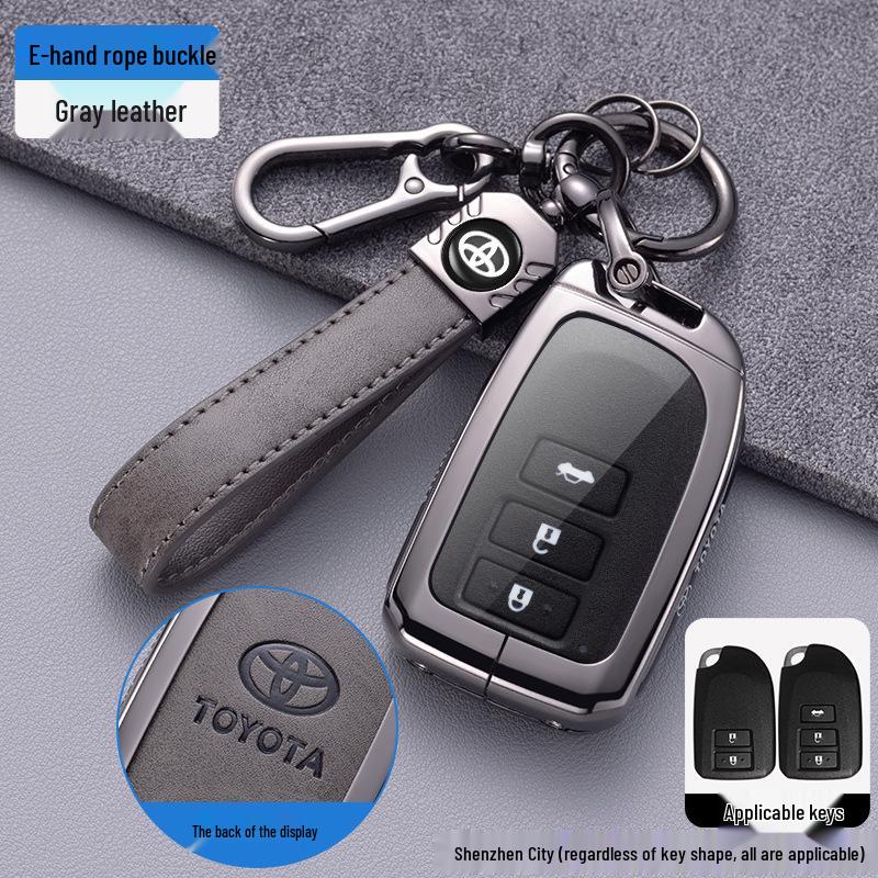 Compatible Key Cover for Toyota Yaris X, Vios FS, Yaris L, and Older Models Remote Controls.