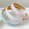 Нескользящая повязка на голову с пайетками Модные универсальные аксессуары для волос Резинки для волос Аксессуары для волос на каждый день для девочек