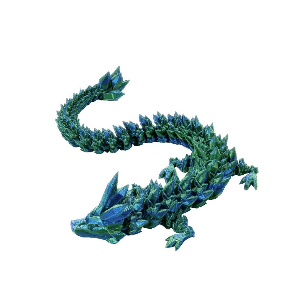 Mystery Dragon With Egg, 3D Printed Dragon With Egg, Full Articulated Flexible Dragon With Eggs, 3D Printed Gift Toy