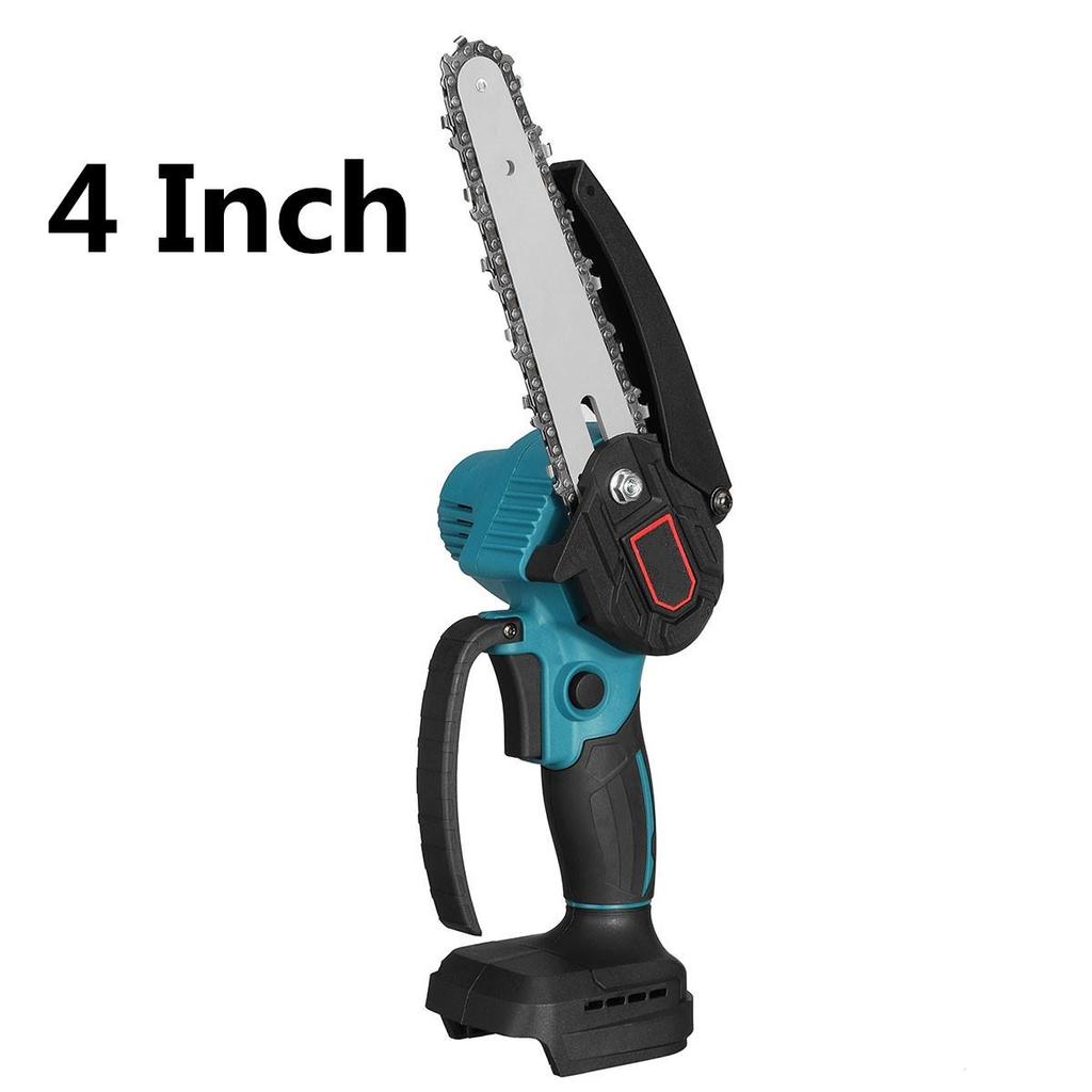 4/6/8 дюймов 88Vf Мини-электрическая цепная пила Беспроводная обрезная бензопила Деревообрабатывающий резак Садовая лесозаготовительная пила Электроинструмент с 2 батареями