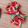 Fashion Cute Toddler Newborn Baby Girls Romper Watermelon Clothes Jumpsuit Bodysuit Outfits