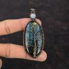 Tree Of Life Labradorite Pendant Copper Wire Wrapped Pendant Rainbow Moonstone Pendant Gemstone Pendant Gift For Mom Handmade Copper Jewelry