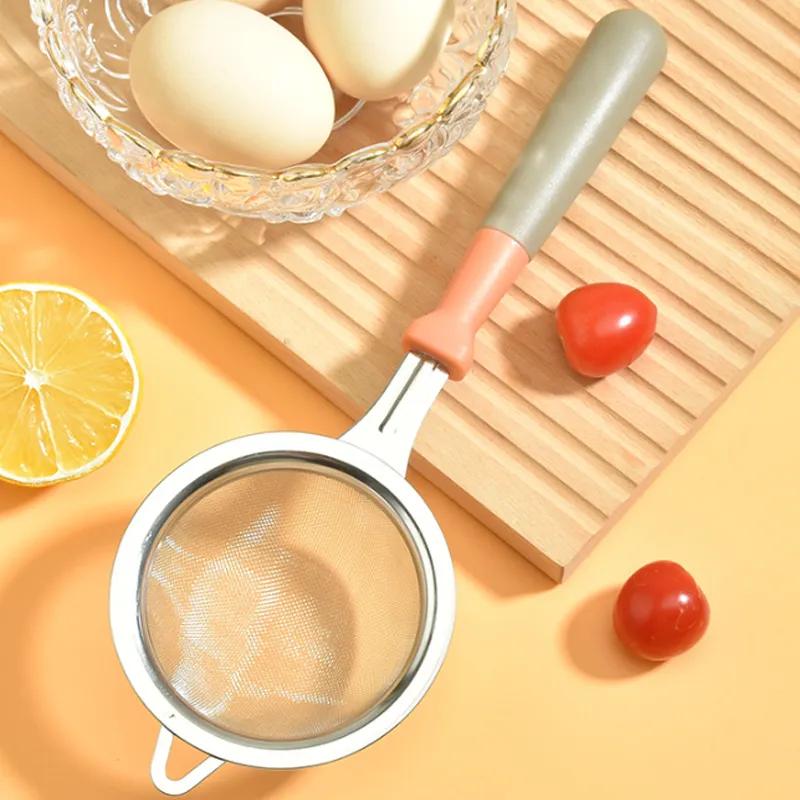 Дуршлаг из нержавеющей стали, ложка-фильтр, ложка для соевого молока, сито для детского прикорма, фильтр для сока, кухонный фильтр, сито для муки YLE259