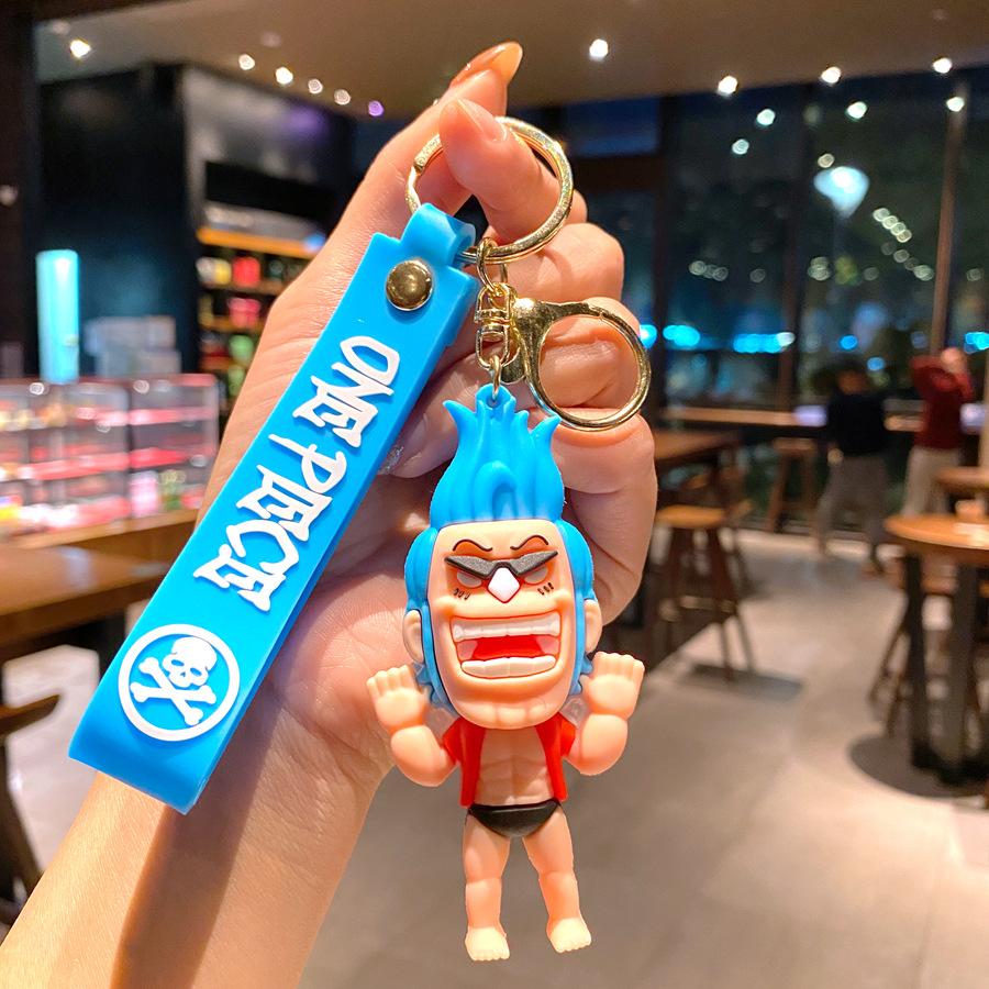 Cartoon Keychain, Animation Peripheral Pendant, Car Schoolbag, Keychain, Foreign Trade Small Gift.