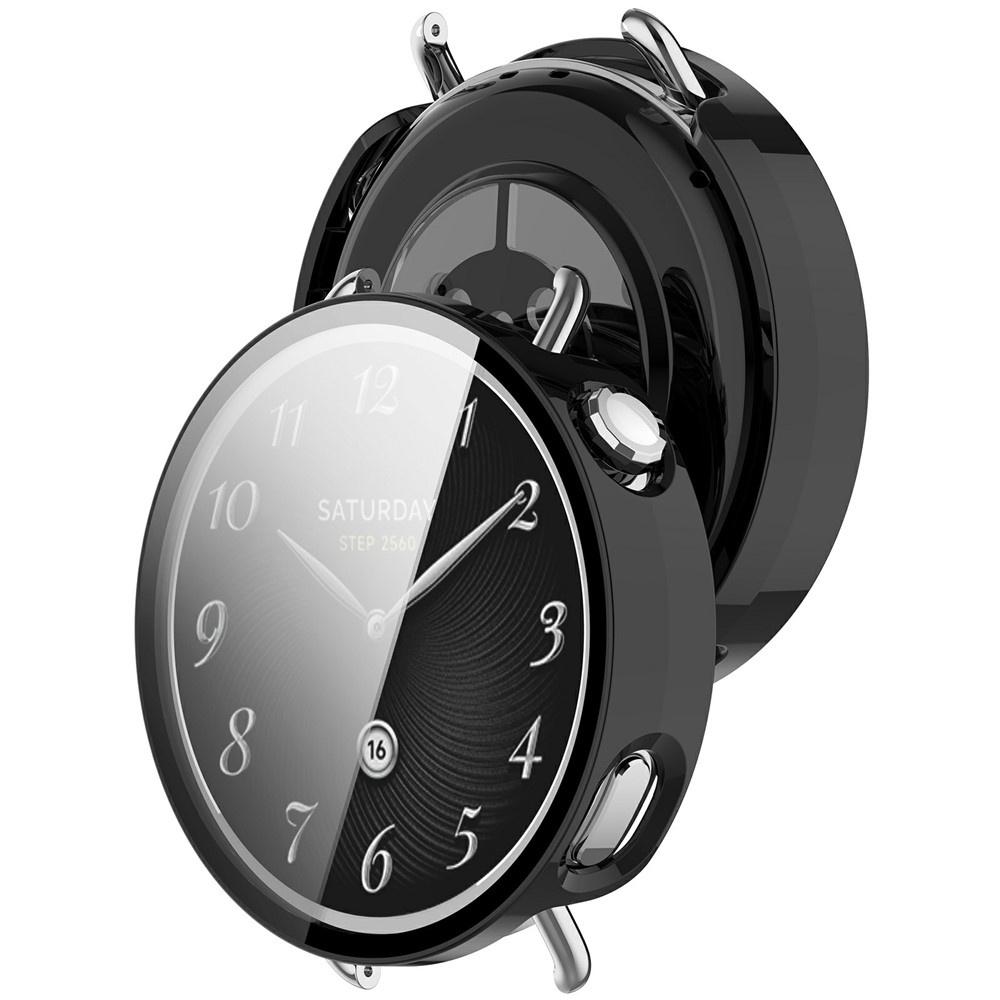 2in1 Case + Tempered Glass for Xiaomi Watch S4 41mm, black