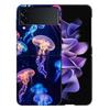 Очаровательный Неоновый Медуза Чехол Для Samsung Z Flip7 6 Galaxy Чехол Ударопрочный Z Flip5 Z Flip3 4 5G Жесткий Чехол Телефон ТПУ ПК Жесткий
