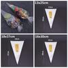 Wedding Supplies Jewelry  Plastic Candy Bag Snack Pocket Seal Cone Pouch Transparent Package
