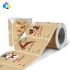 180-250pcs Kraft Paper Christmas Snowman Stickers Gift Decorative Package Stickers Wrapping Gift Box Label Christmas Tags