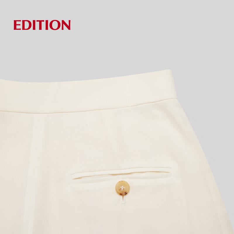 Шорты-костюм свободного прямого кроя из смесовой шерсти, издание Red Label