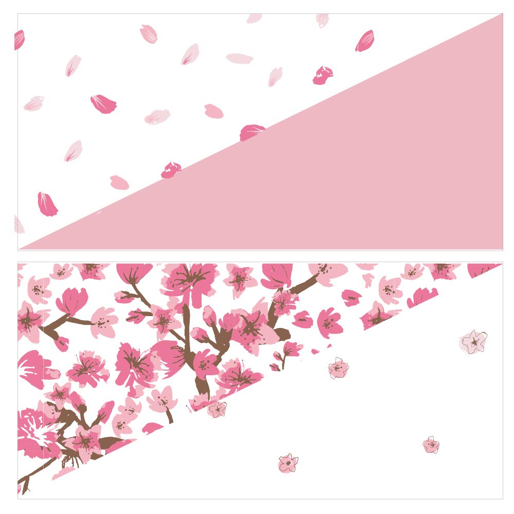 Newcastle Classics Heart Bib, набор из 2 шт., бамбуковый муслиновый японский нагрудник, нагрудник для еды, цветущая вишня 23 см x 50 см x [оригинальный продукт] NC-HBB304 0,5 см