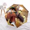 1PC Detective Conan Automatic Folding Umbrella, Automatic Folding Umbrella with 8 Ribs, Convenient for Outdoor Use  017