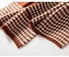 Women's 100% Pure Cashmere Plaid Scarf - Warm, Versatile, Fashionable for Autumn/Winter