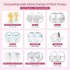 Flange Inserts 13/15/17/19/21mm 5pcs,Suitable for Medela,Spectra 24mm Shields/Flanges,Compatible with Momcozy S12 Pro/S9 Pro/S9/S12 Wearable Breast
