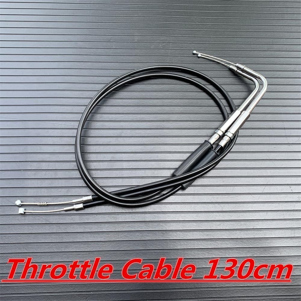 Weaving Steel Wires Throttle Cable Case for Harley Sportster XL1200 883 Dyna Road King Electra Glide