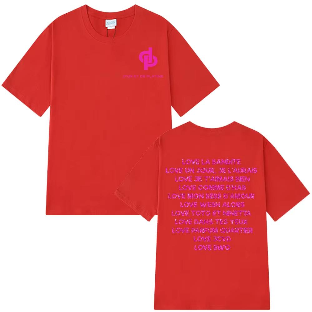 Мужские и женские футболки из чистого хлопка 2025 года от рэпера Jul — удобные, дышащие, обязательные для праздничного сезона Инс