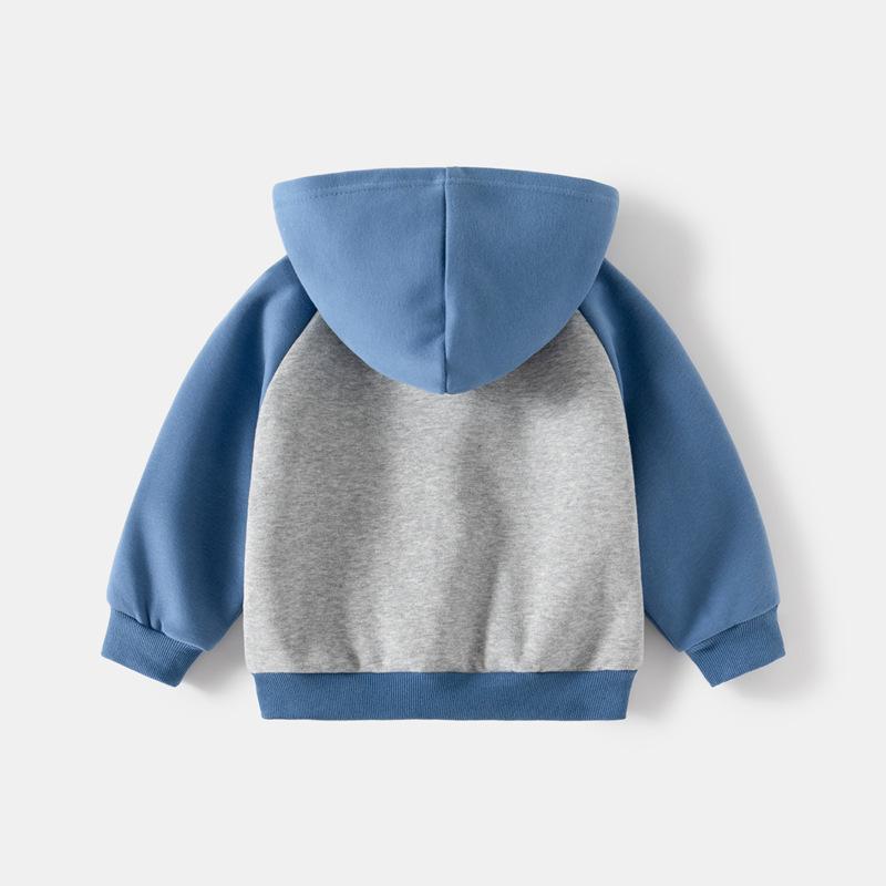 Детская повседневная толстовка с капюшоном 2023 для мальчиков, пальто с динозавром в тон, детская рубашка на молнии