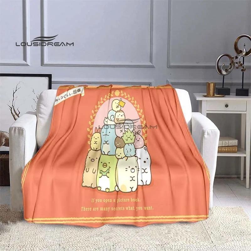 Плед Sumikko gurashi Милый Мультяшный Домашний Декор Спальня Гостиная Диван Уютные Пледы для Кроватей