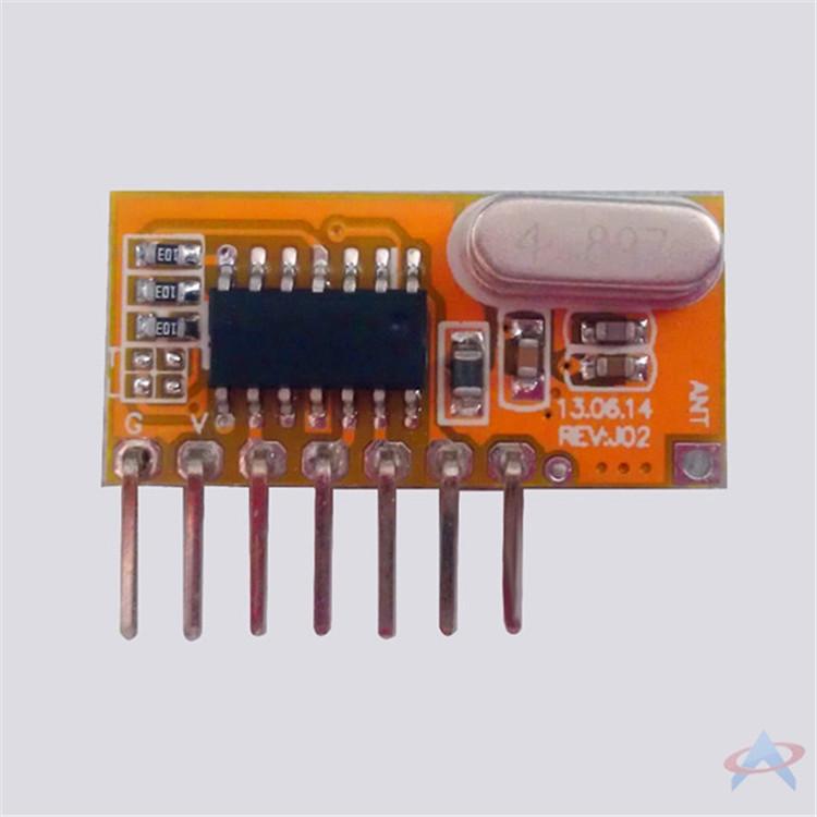 Four-Way Learning Code Superheterodyne Receiver Module with 315M/433M High/Low Level Output