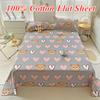 1pc 100% Cotton Bedsheet Cartoon Style Bed Linen Skin-friendly Flat Bed Sheet Adults Kids Sheets Drap De Lit (No Pillowcase)