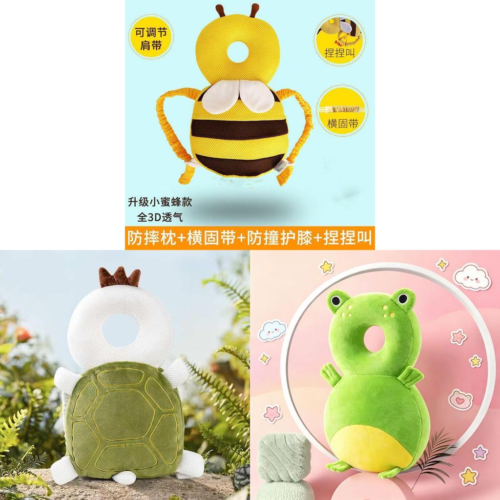 Baby Walking Head Protection With Breathable Plush Fabric For Newborns And Toddlers
