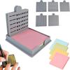 Sticky Note Organizer Sticky Note Stencil Sticky Note Storage Box  for 3x3 Self-Sticky Note Pads