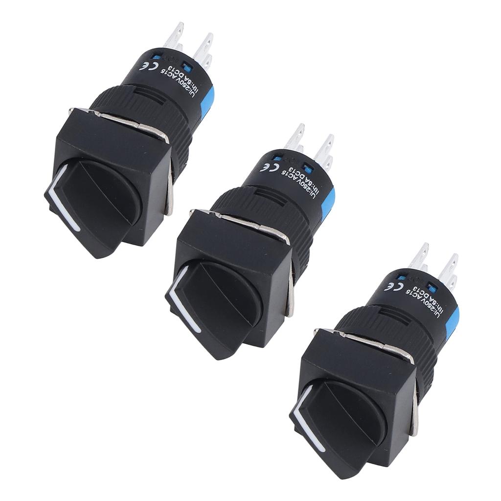 25 шт. поворотный переключатель ручка 3 положения самоблокирующийся селектор 16 мм набор комплект для оборудования