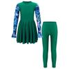 Girls Muslim Swimsuit Islamic Swimwear Hijab Burkini Kids Full Cover Swimwear Sunsuit Swimwear