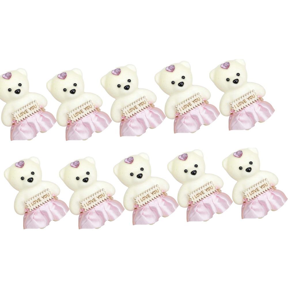 Мягкий плюшевый медведь, цветочный букет, плюшевая кукла, мультяшный букет, кукла ко Дню святого Валентина