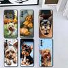 Мягкий чехол для телефона с изображением йоркширского терьера для Samsung A17 A37 A57 A16 A26 A36 A56 A15 A25 A35 A55 A14 A24 A34 A54 A13 A23 A33 A53 A5