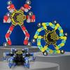 Foldable Fidget Spinner Colorful Metal Gyro Mechanical Smooth Rotatable Decompression Chain Toy Desk Toy Gifts