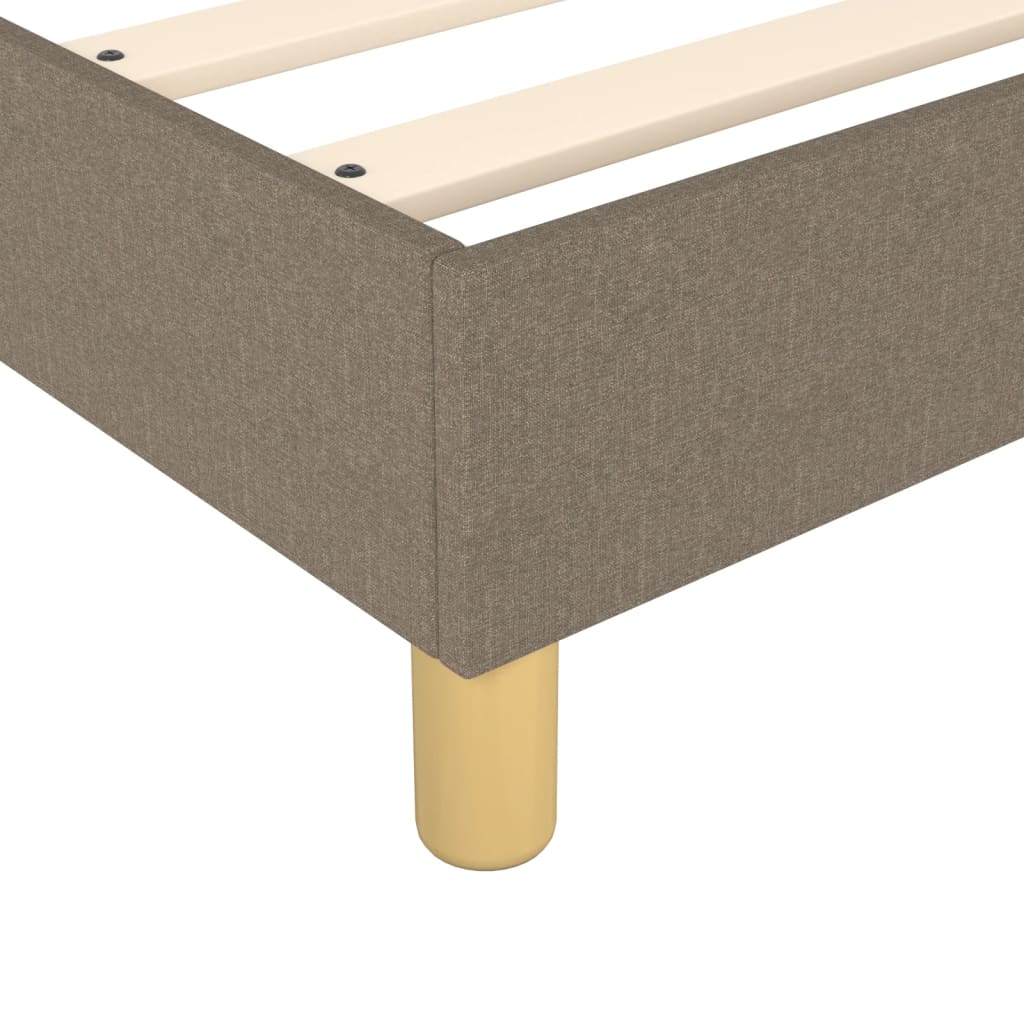 Vidaxl Rama Łóżka Bez Materaca, Taupe, 200X200 Cm, Obita Tkaniną