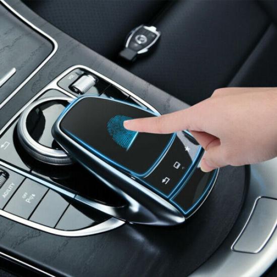Clear Car Center Console Mouse Protect Film Sticker For Benz C GLC Class W205