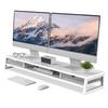 Fenge Monitor Desk Monitor Computer 2 Tiers with Width PC Desktop Dual Monitor Desktop Desktop Desk Display Stand, Tabletop, Shelf, Stand, Stand,