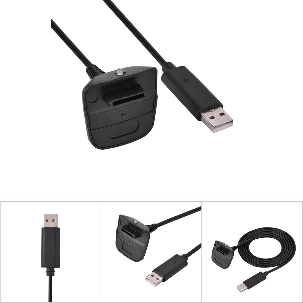 For Microsoft Xbox 360 Wireless Controller USB Charger Quick Charging Cable Cord Usb Charging Cable for Xbox 360 Playing Game
