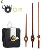 Clock Mechanism 1 Set Accessories Mute Repair Parts Decorative Quartz Movement Pointer Long Shaft DIY Kit for Home