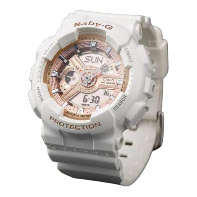 Casio Часы серия-GA&BA водонепроницаемые 200 метров, Кварцевые, ремешок из смолы, , одинаковый стиль для мужчин и женщин, цвет циферблата GA-100-1A1+B GA-100-1A1+BA-110-7A1
