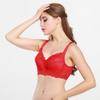 Women's Full Figure Lightly Lined Underwire Lace Balconette Bra 34 36 38 40 42 44 46 48 B C D E