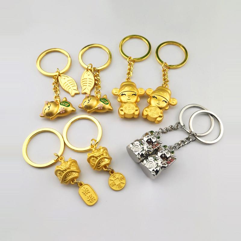 Милый брелок для ключей Lucky Cat, аксессуары для автомобиля, модный кулон для автомобиля, автомобильные аксессуары, счастливые брелоки