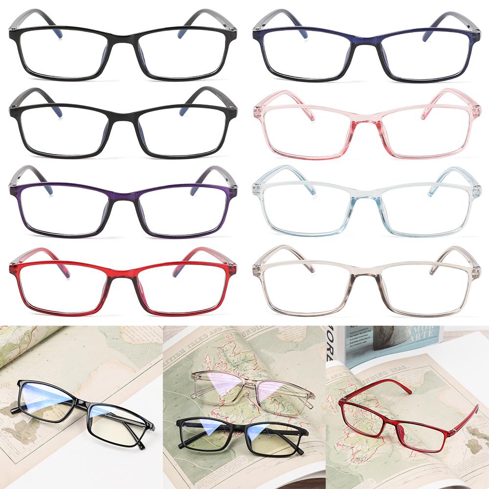 Fashion Portable Vintage Eyeglasses Protection Anti-Blue Light Glasses Eyeglasses Ultra Light Frame