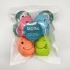 With Us Damda Smile Egg Bonbon Латексная игрушка 4P_ Скрипящая игрушка для собаки Скрипящая игрушка Игрушка для игр с водой Игрушка для домашних животных, Мелонг 4P