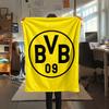 1 шт. Фланелевое одеяло с принтом BVB, Высокое качество, Для всех сезонов, Декор для дома, Тепло и уют, Идеально для рождественских подарков