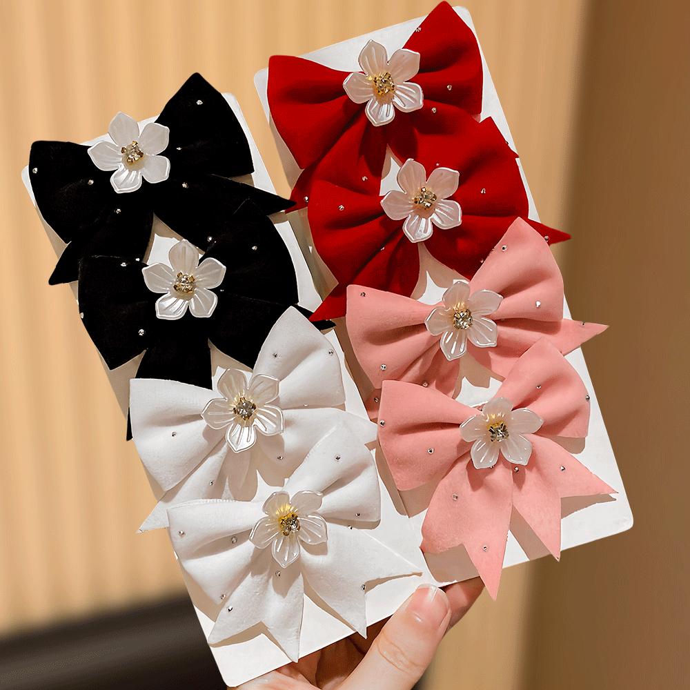 8-Pack Multi- Butterfly Knot Hair Clips Cute Girls Gift Sweet Atmosphere Maxed out Unique Design Hair Accessories