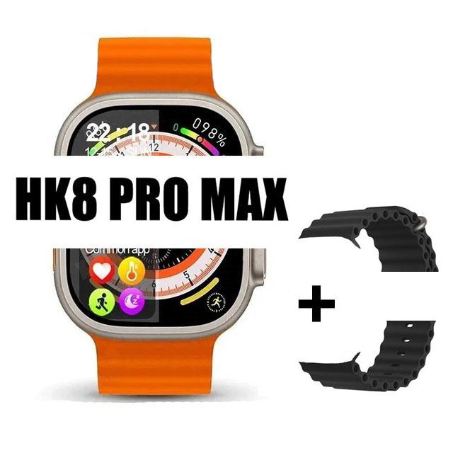 Оригинальные умные часы Hk8 Pro Max для мужчин, серия 8, 49 мм, 2,2 дюйма, экран RTAE с высокой частотой обновления, NFC-компас, игровые умные часы для Apple iPhone