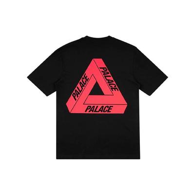 Charity Limited Edition Красная треугольная футболка с короткими рукавами, топы унисекс, черные P18TS237