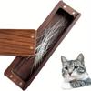 Magnetic Closure Pet Hair Storage Box Solid Wood Pet Memorial Box Keepsake Organizer  Pet Owners