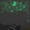 127pcs Luminous Star Moon DIY Decorative Wall Sticker Night Party Glow In Dark