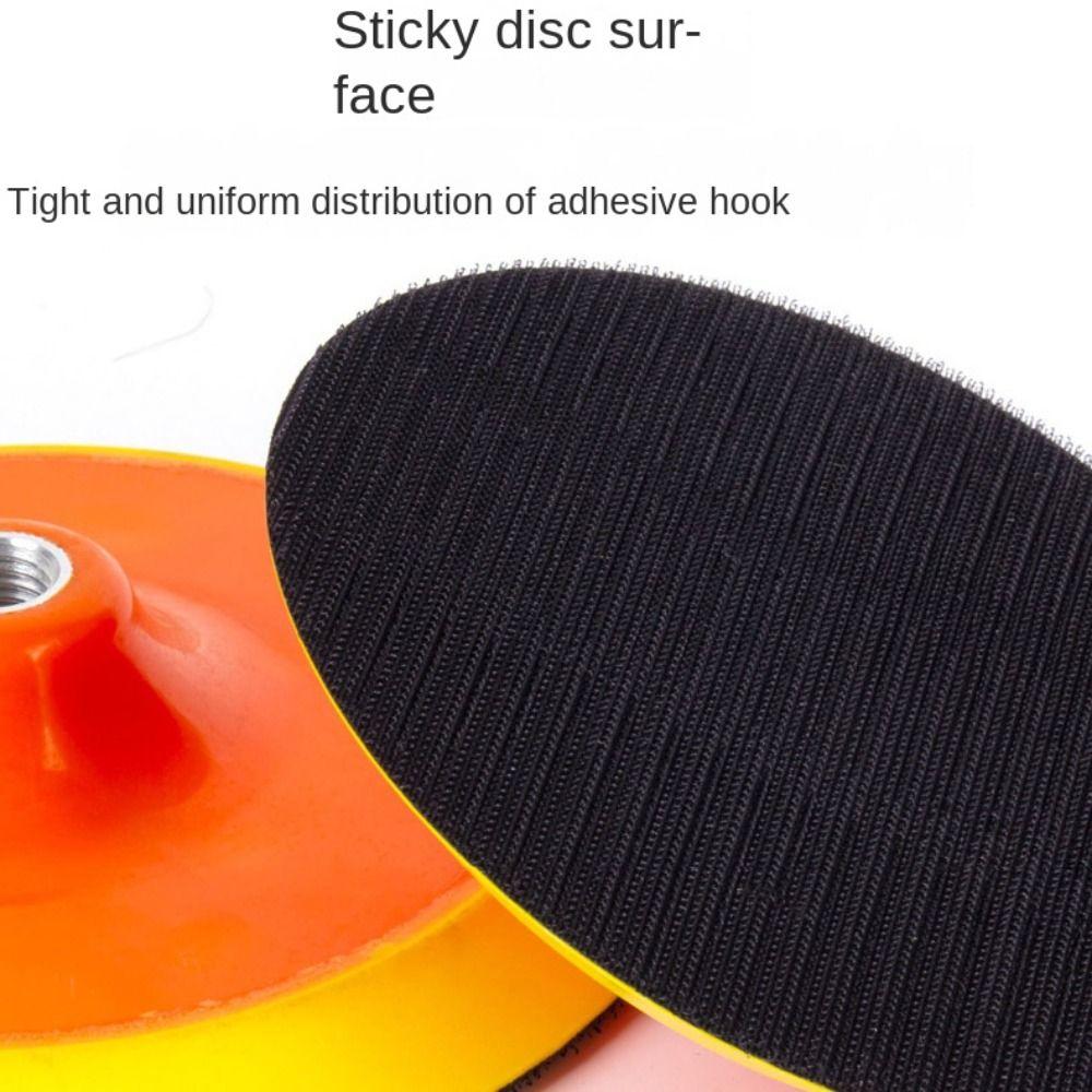 100mm/125mm Plate Backing Pad PU Sanding Pad Holder Durable Sponge Polishing Disc