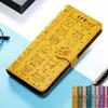 Кожаный чехол-книжка для Huawei P30 P40 Nova Y91 Honor X6D X5D X8D X5C 70 90 200 X6 X8 5G X7A X8A X7B X8B X7C Magic 5 6 8 Кот Собака Кошелек Чехол