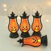 Expression Ghost Lantern Light Hanging Small Oil Lamp Portable LED Pumpkin Lantern  Home Decoration